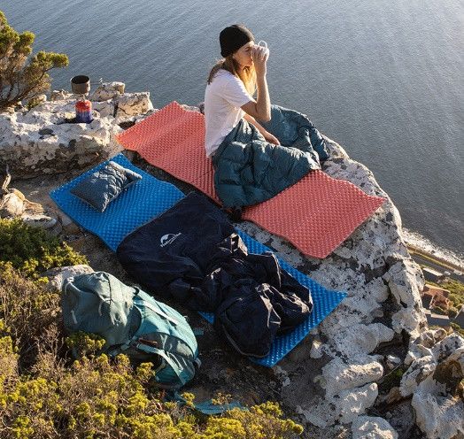 Килимок складний поліуретановий Naturehike жовтий NH19QD008