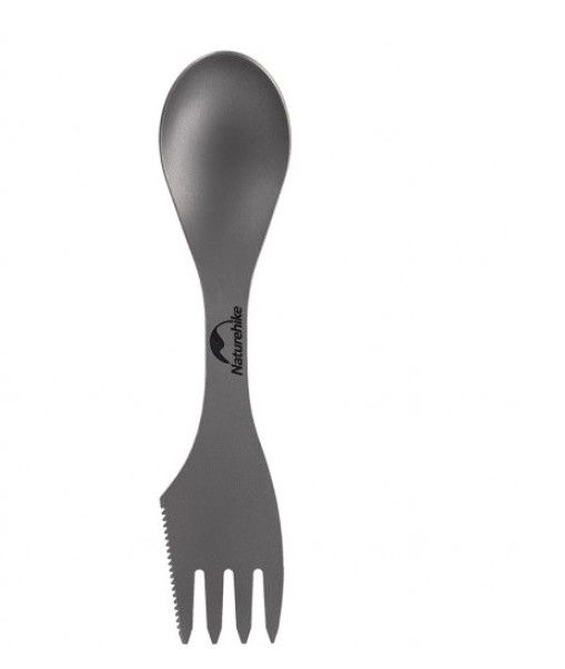 Титанова ложка-виделка-ніж Naturehike  NH19T012-D