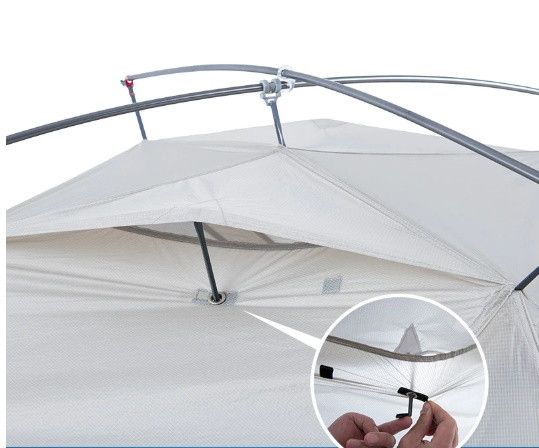 Одномісний намет Naturehike VIK 1 з спідницею сірий  NH18W001-K