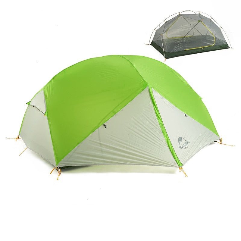 Двомісний намет Naturehike Mongar 2 зелено-білий NH17T007-M
