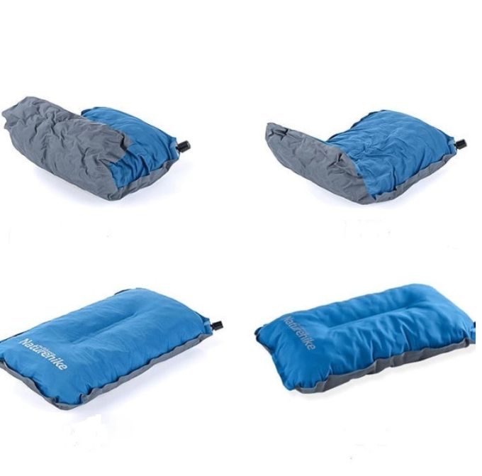 Подушка самонадувна кемпінгова Naturehike бежева NH17A001-L