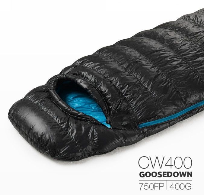 Спальник пуховий Naturehike CW400 розмір М update чорний NH18C400-D