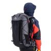 Рюкзак туристичний Naturehike 60 + 5 л чорний з сірим NH19BP095