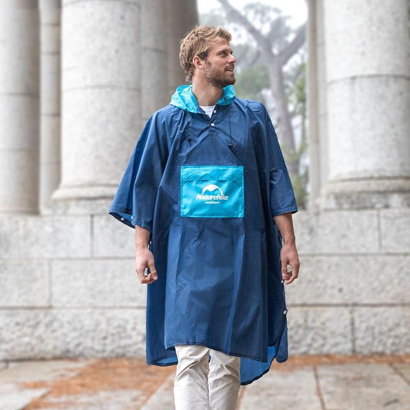 Дощовик-пончо Naturehike  розмір L синій NH19Y036-Y