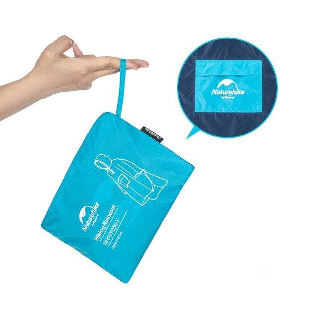 Дощовик-пончо Naturehike  розмір L синій NH19Y036-Y