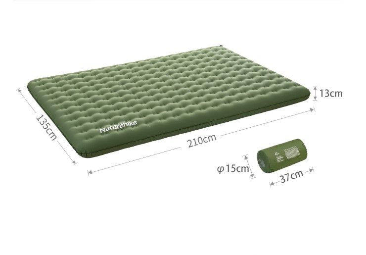 Двомісний килимок Naturehike сірий NH19QD010