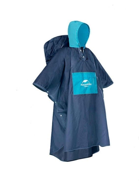 Дощовик-пончо Naturehike  розмір L синій NH19Y036-Y