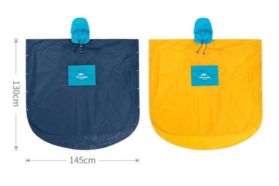 Дощовик-пончо Naturehike  розмір L синій NH19Y036-Y