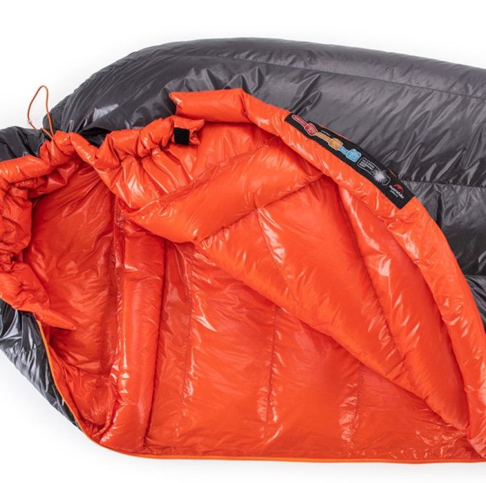 Спальник пуховий Naturehike ULG 400G сірий NH19YD001