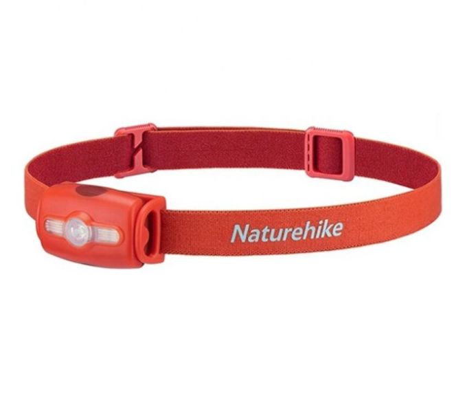 Ліхтар налобний Naturehike з вбудованим акумулятором помаранчевий  NH18T005-F