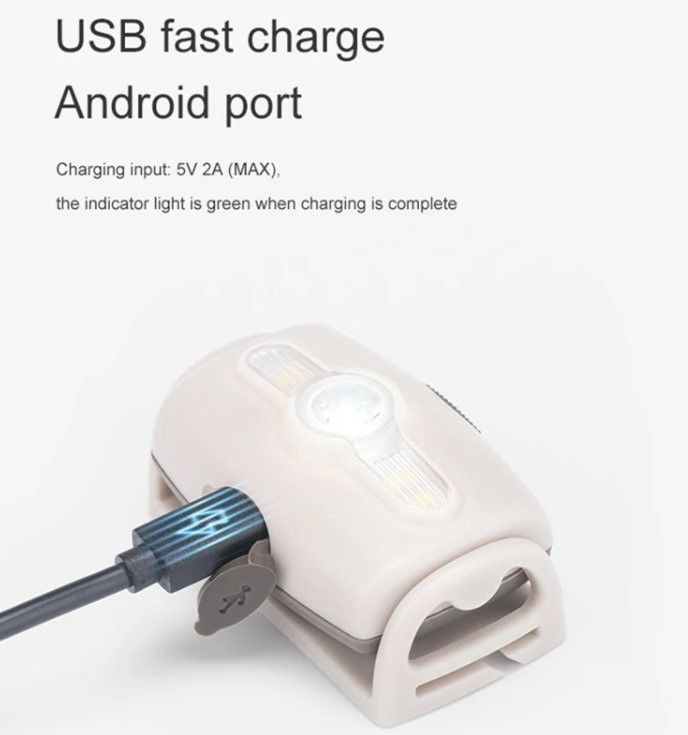 Ліхтар налобний Naturehike з вбудованим акумулятором помаранчевий  NH18T005-F