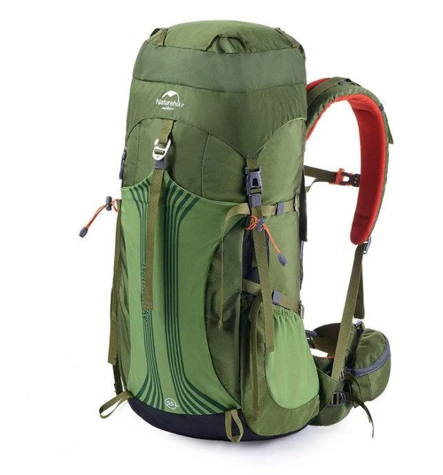 Рюкзак туристичний Naturehike 65 + 5 л  зелений NH16Y065-Q