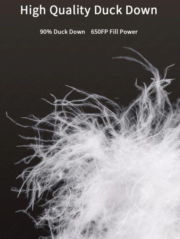 Спальник пуховий Naturehike Snowbird 2  розмір XL хакі NH20YD001