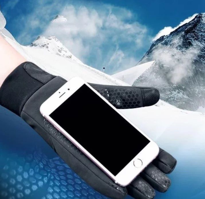 Зимові флісові рукавиці Naturehike розмір L чорні NH19S005-T