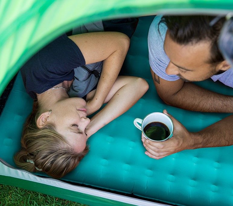 Двомісний килимок Naturehike бірюзовий NH19QD010