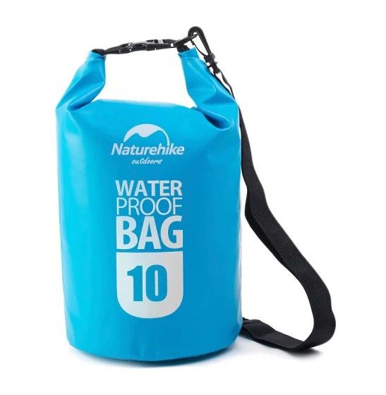 Водонепроникний мішок з ремінцем Naturehike 10 л салатовий FS15M010-J