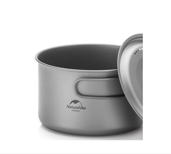 Титановий казанок Naturehike 1300 мл NH18T202-B