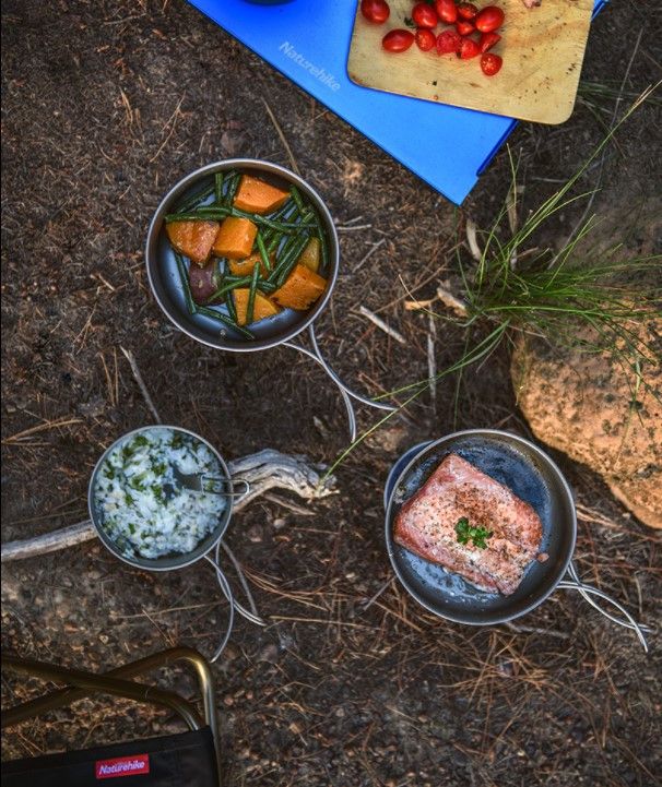 Титановий казанок Naturehike 1300 мл NH18T202-B