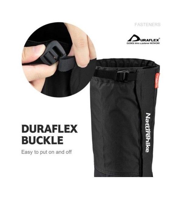 Гетри Naturehike Snow Gaiter чорні NH20HJ011