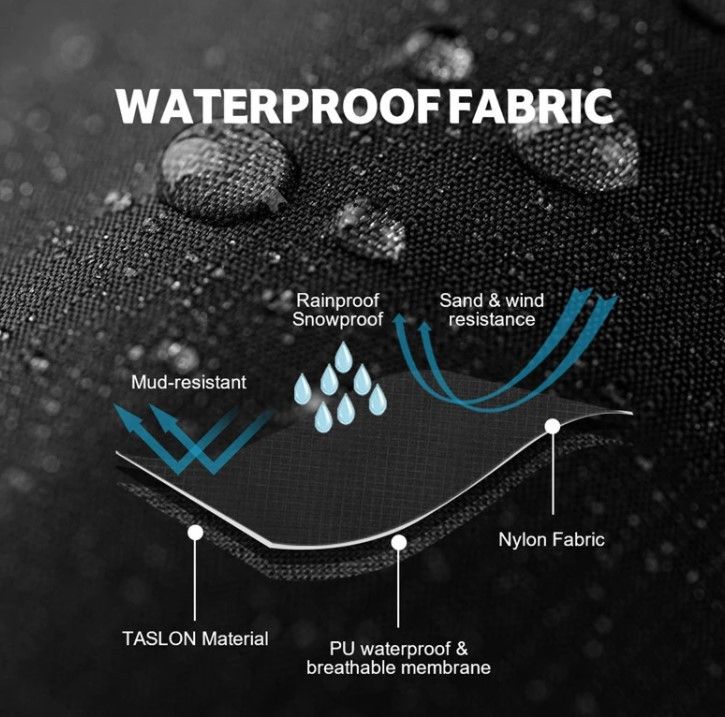 Чоловічі гетри Naturehike Snow Gaiter темно-зелені NH20HJ011