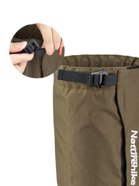 Гетри Naturehike Snow Gaiter коричневі NH20HJ011