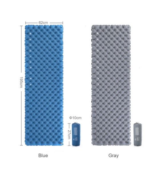 Надувний килимок Naturehike синій NH19QD009