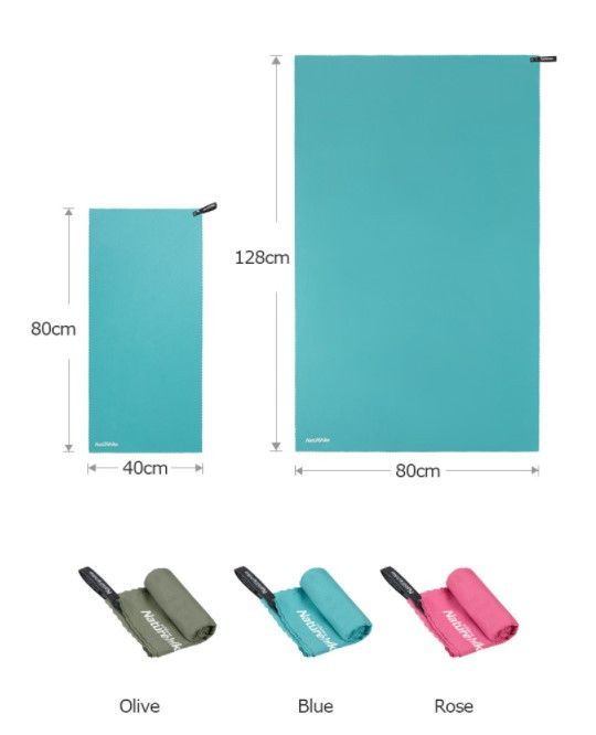 Рушник Naturehike MJ02 розмір 128 х 80 см, бірюзовий NH19Y002-J