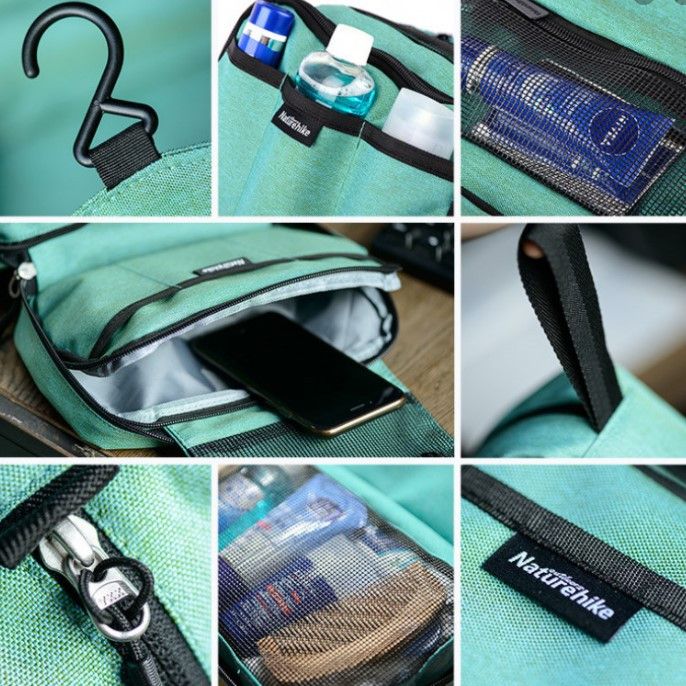 Несесер-косметичка Naturehike колір чорний NH18X030-B