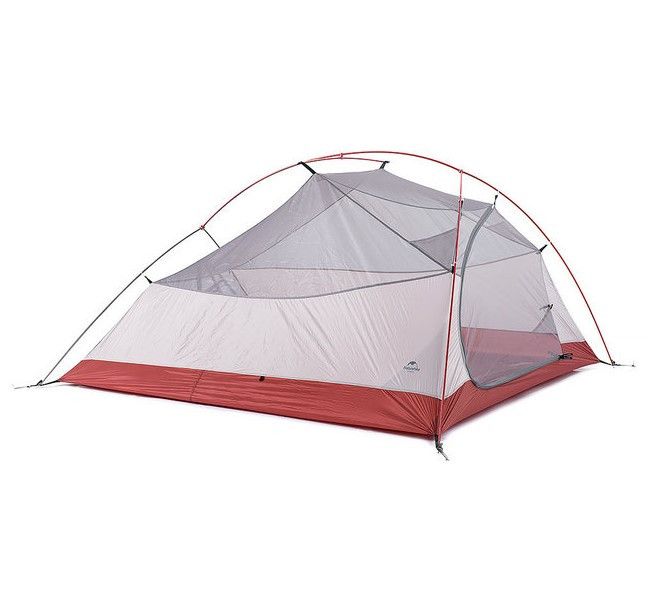 Тримісний намет Naturehike Cloud UP 3 20 D нейлон (updated) сірий NH18T030-T