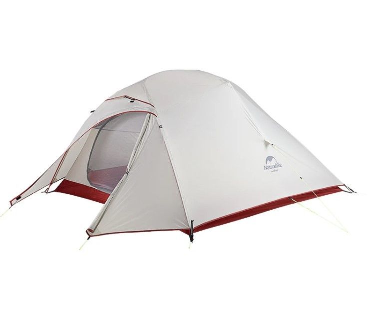 Тримісний намет Naturehike Cloud UP 3 20 D нейлон (updated) сірий NH18T030-T