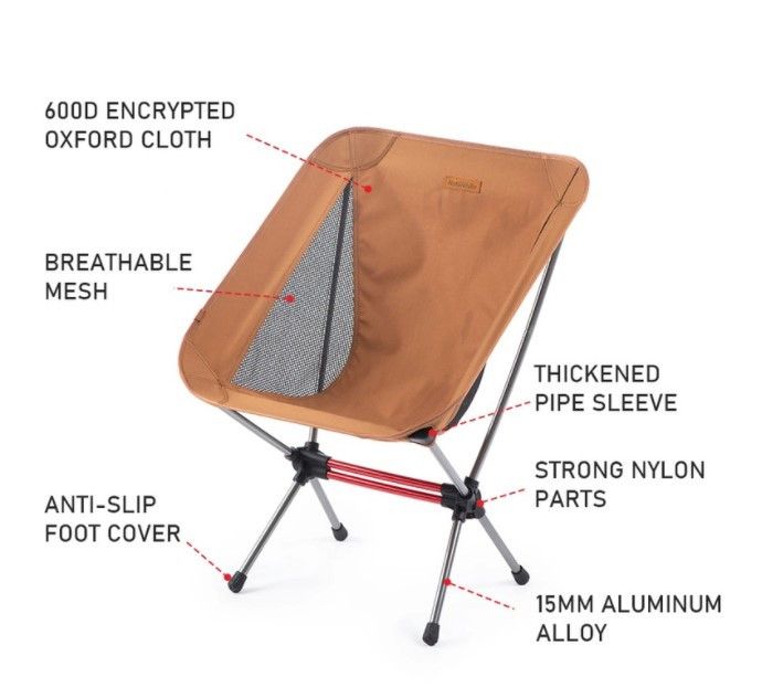 Розкладне крісло Naturehike YL08 зелене NH20JJ027