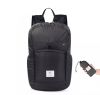 Складний рюкзак Naturehike Ultralight 22 л чорній NH17A017-B
