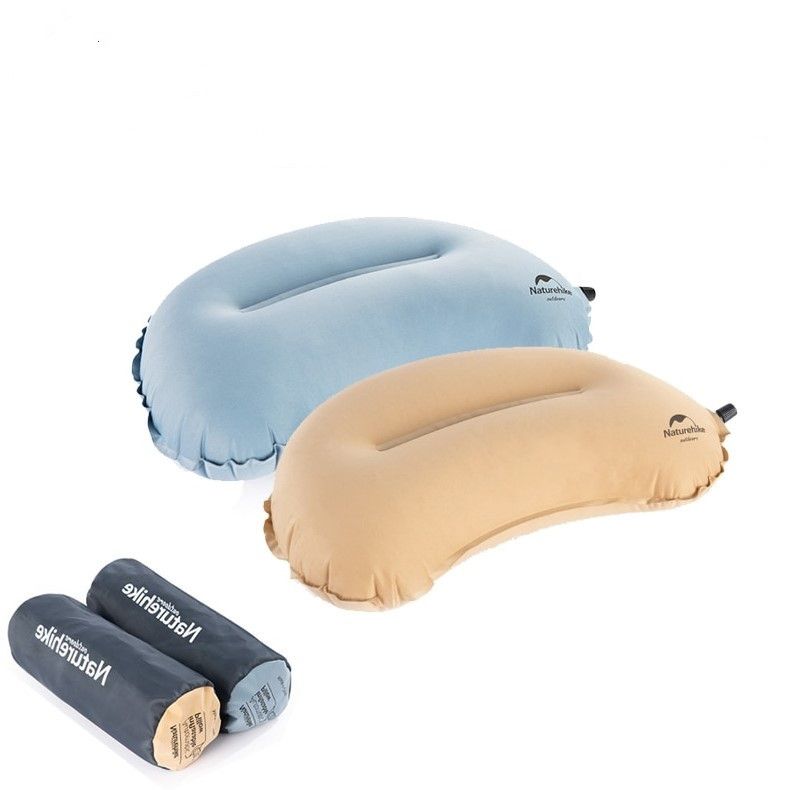 Подушка самонадувна кемпінгова Naturehike хакі NH20ZT006