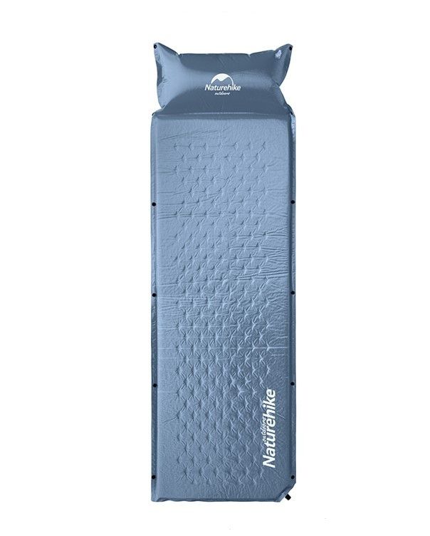 Килимок самонадувний Naturehike розмір 185 x 60 см блакитний NH15Q002-D