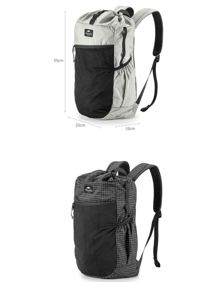 Рюкзак туристичний Naturehike 20 л сірий NH20BB206