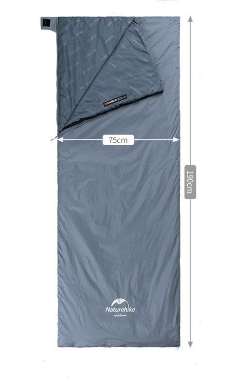 Спальник Naturehike LW180 блакитний розмір М NH21MSD09