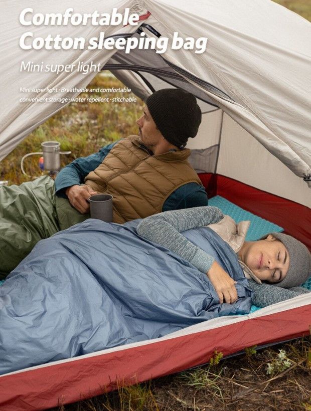 Спальник Naturehike LW180 світло-зелений розмір XL NH21MSD09