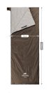Спальник Naturehike LW180 коричневий розмір М NH21MSD09