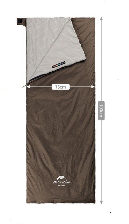 Спальник Naturehike LW180 коричневий розмір М NH21MSD09