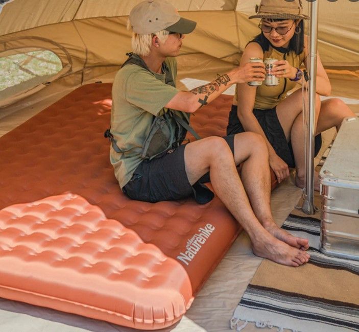 Двомісний килимок Naturehike коричневий NH19QD010