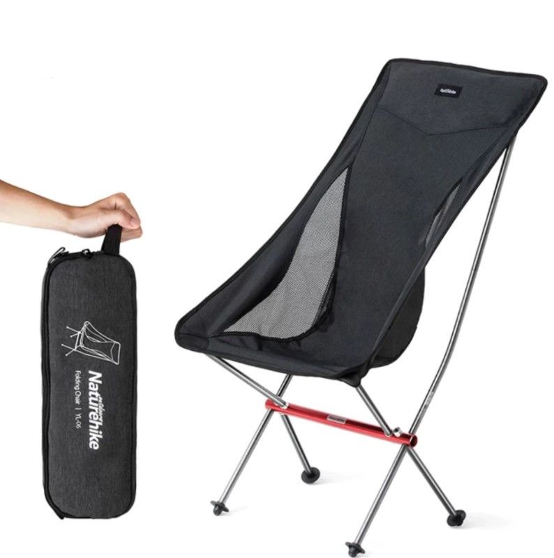 Розкладне крісло Naturehike YL06 чорне NH18Y060-Z