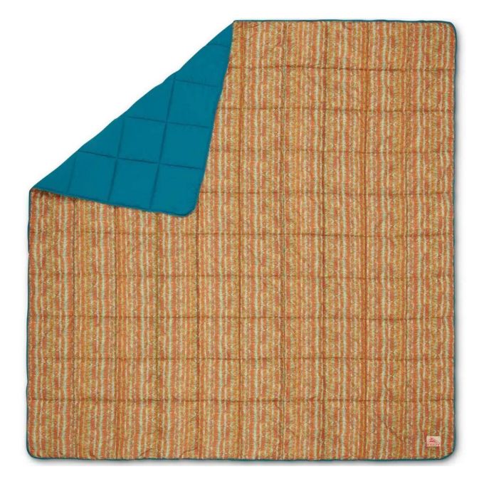 Kelty ковдра Biggie Blanket stormy blue-melted stripes