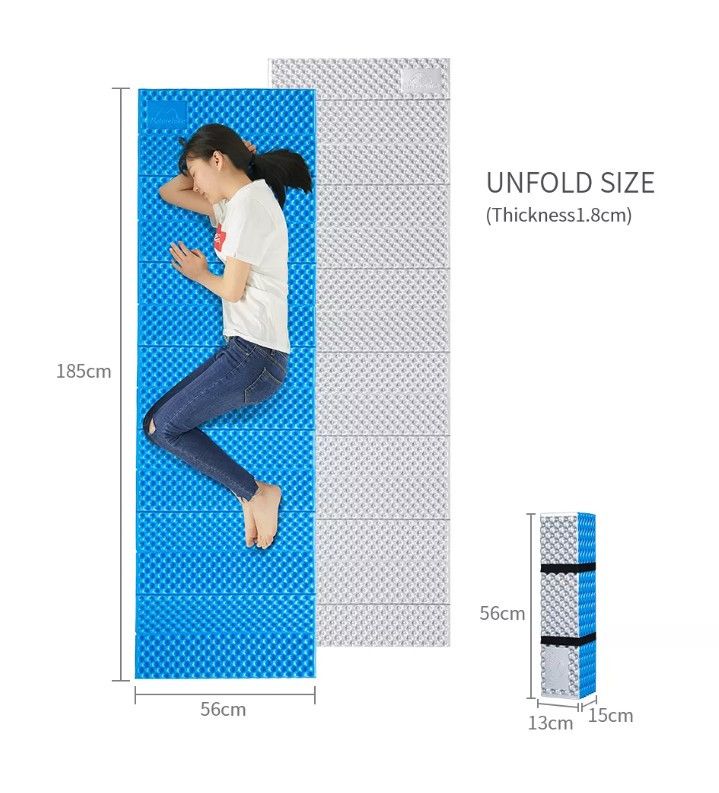 Килимок складний поліуретановий Naturehike жовтий NH19QD008