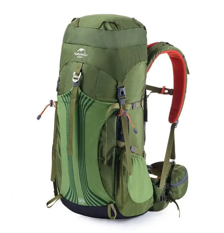 Рюкзак туристичний Naturehike 55 + 5 л  зелений NH16Y020-Q