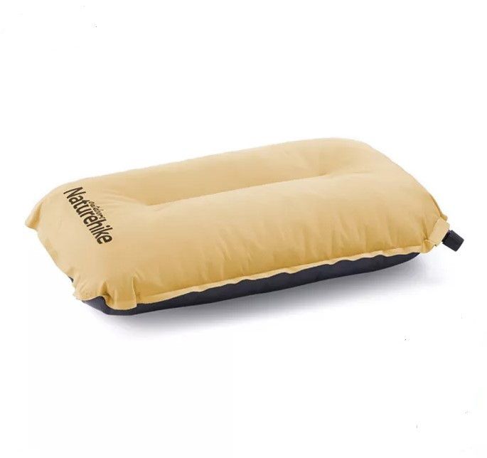 Подушка самонадувна кемпінгова Naturehike бежева NH17A001-L