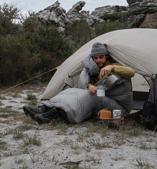 Гібридний спальник Naturehike RM40 розмір L сірий NH22YD003