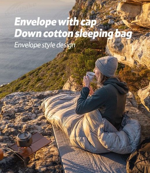 Гібридний спальник Naturehike RM40 розмір L сірий NH22YD003