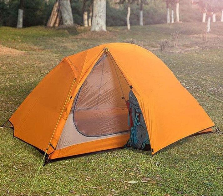 Двомісний намет Naturehike Cycling 2 помаранчевий NH18A180-D