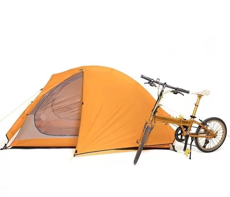 Двомісний намет Naturehike Cycling 2 помаранчевий NH18A180-D
