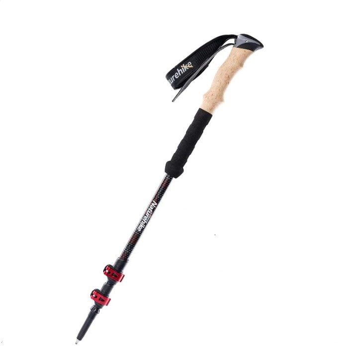 Трекінгові ультралегкі палиці Naturehike NH20DS003 чорні (ціна за пару)